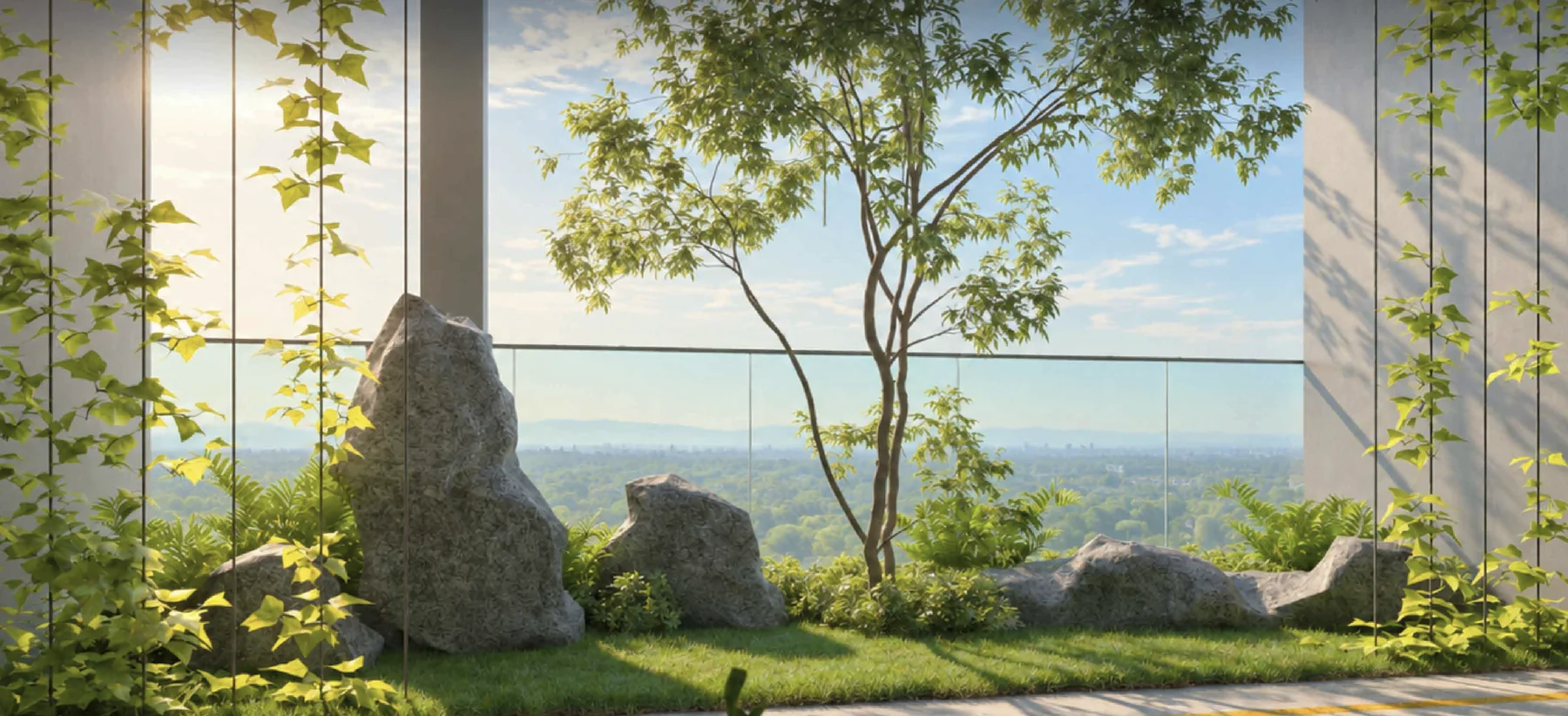 Hanging garden artist impression